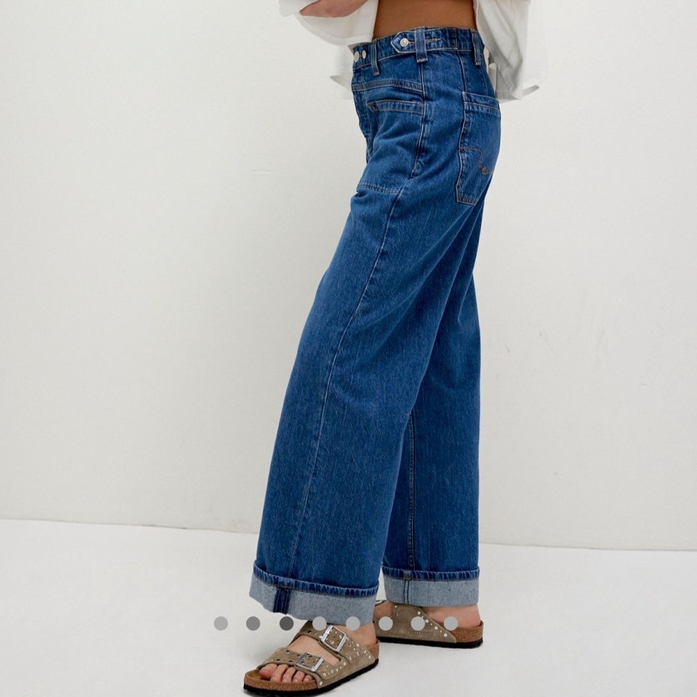 Free People Palmer Cuffed Jeans